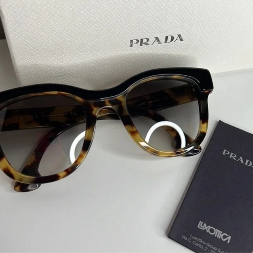 Prada Tortoise Shell Sunglasses - image 2
